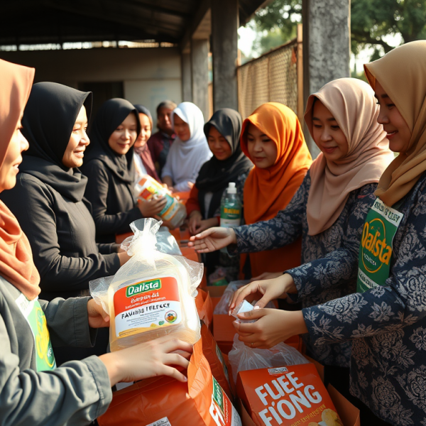 Bantuan Sembako Qalista HumanCare di Cinere,&nbsp;Depok