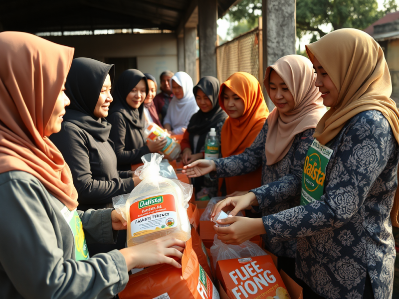 Bantuan Sembako Qalista HumanCare di Cinere,&nbsp;Depok